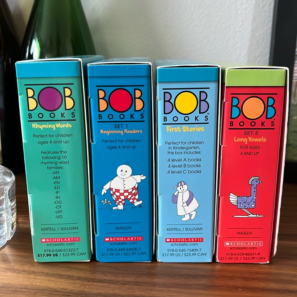 Set of FOUR complete bob books